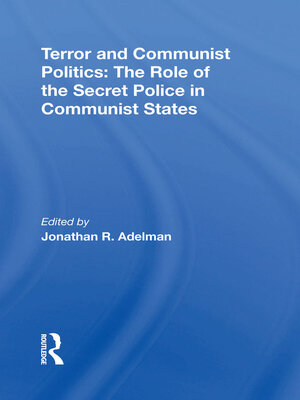 cover image of Terror and Communist Politics